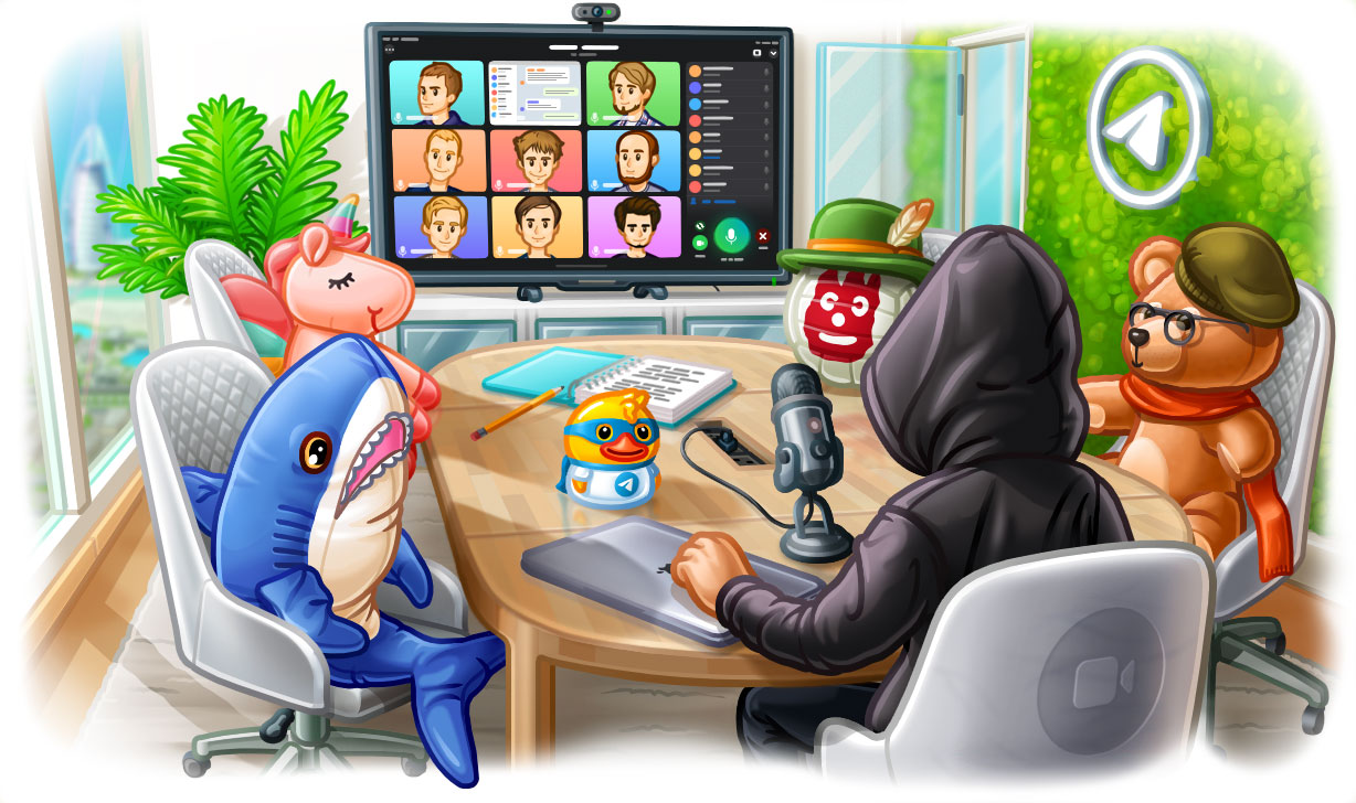 Telegram Grup Video Görüşmeleri