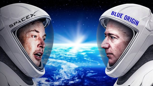SpaceX ve Blue Origin- Elon Musk-Jeff Bezos