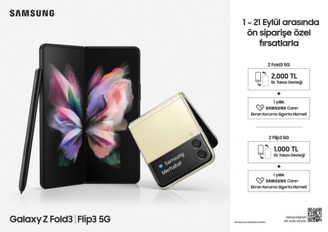 Galaxy Z Fold3 ve Z Flip3 Ön Satış