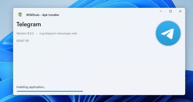 Windows 11 Telegram Android APK