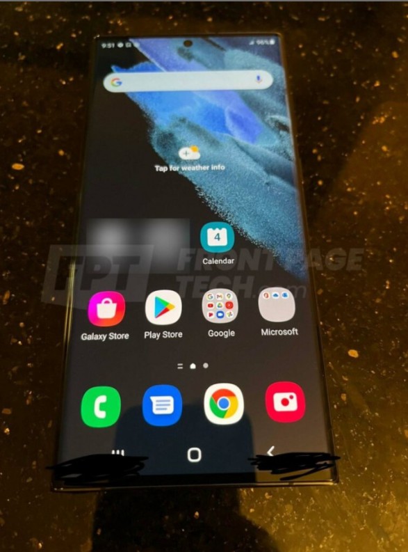 Samsung Galaxy S22 Ultra Arayüz