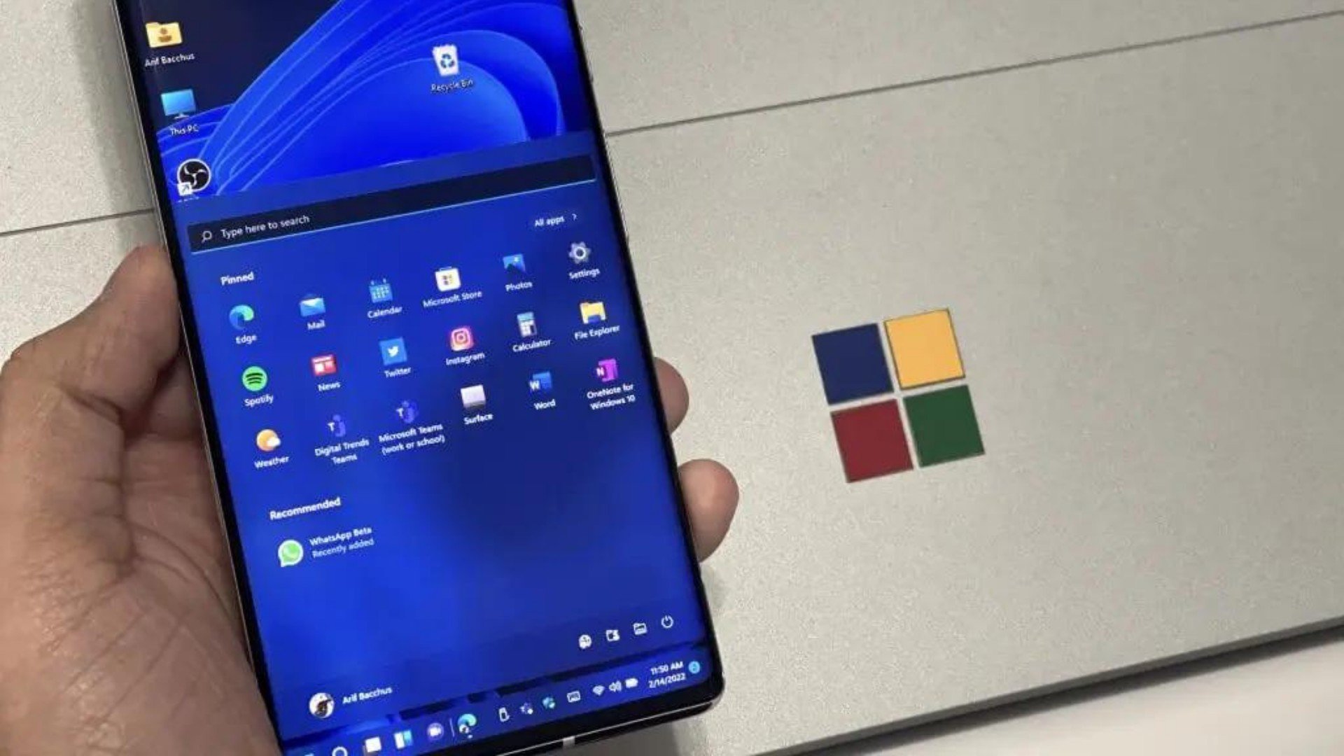 Android 13 Uzerinde Sanal Makineyle Windows 11 Calistirildi