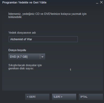 Choosing a Steam game backup format