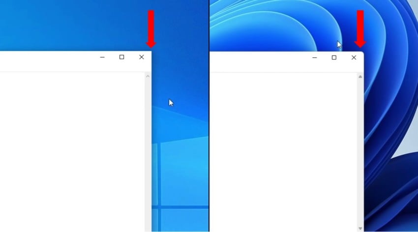Windows 10 vs Windows 11 application framework