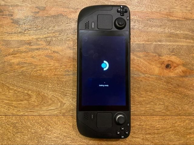 Steam Deck boot aşaması