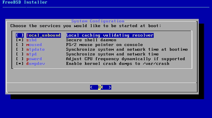 FreeBSD sistem konfigürasyonu