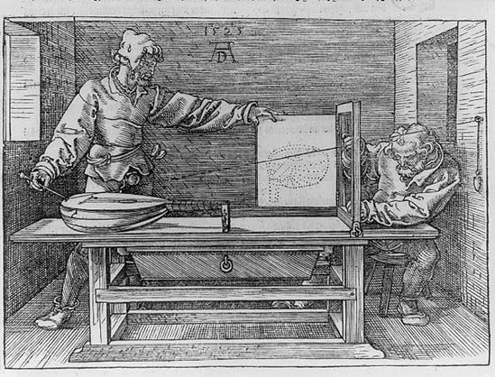 Albrecht Dürer Ray Tracing Işın İzleme