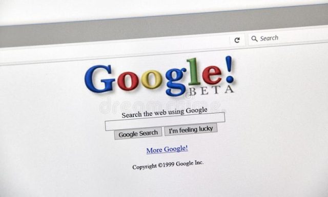 Google Beta 1999