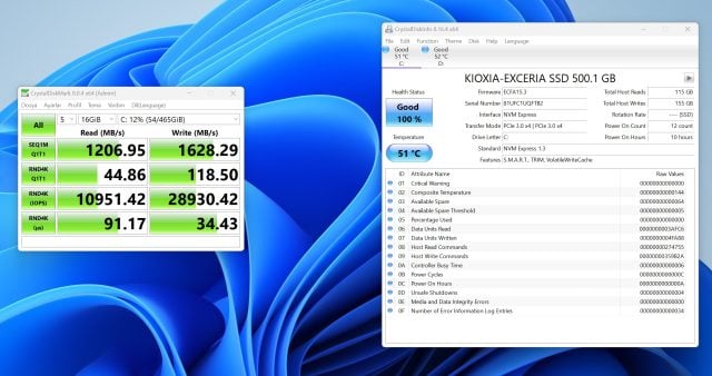 Kioxia Exceria NVMe SSD