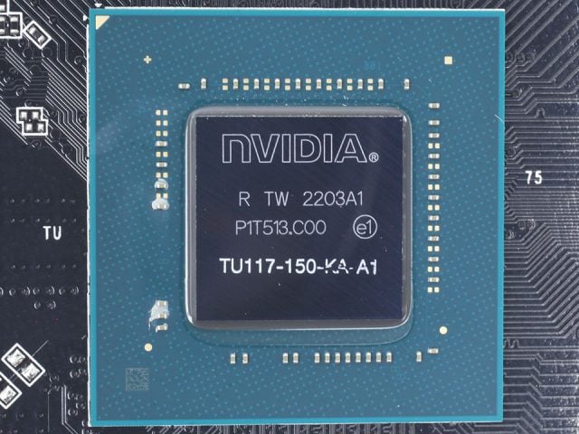NVIDIA TU117 150 GPU GTX 1630