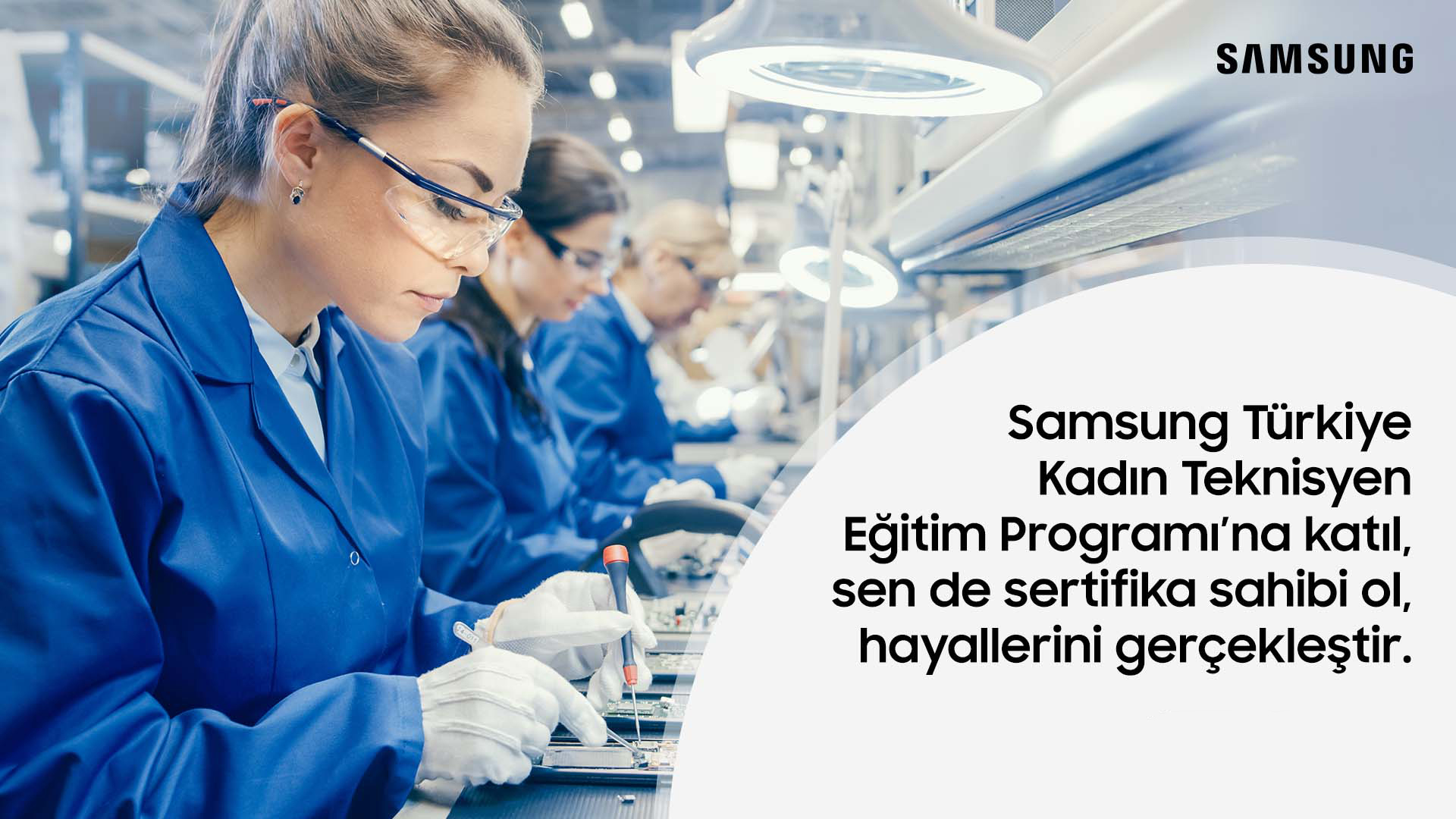 Samsung Kadın Teknisyen Eğitim Programı