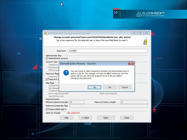 Elcomsoft System Recovery
