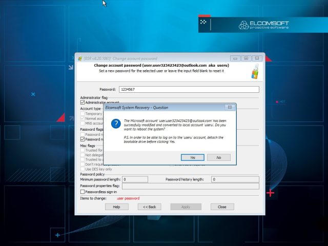 Elcomsoft System Recovery