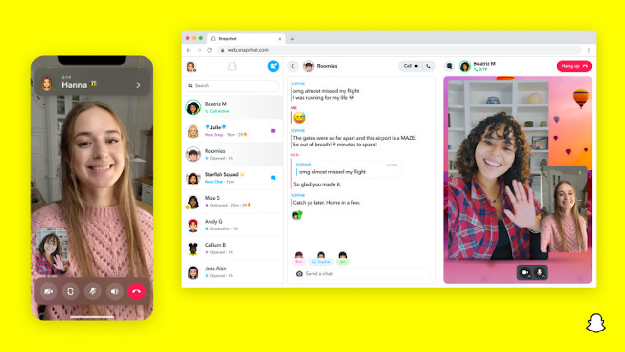 Snapchat Web Snapchat Web