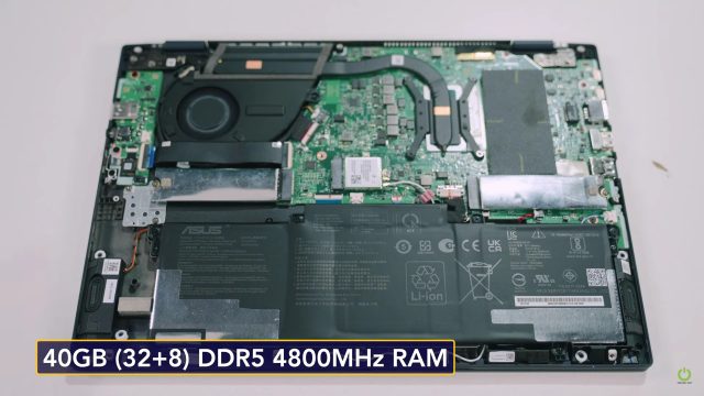 ASUS ExpertBook B5402CB i&ccedil; yapısı