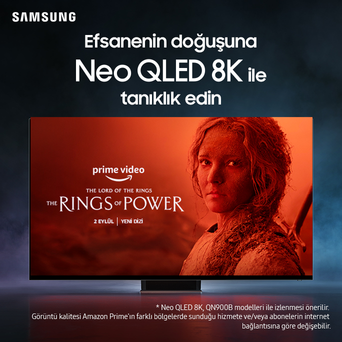 Samsung Electronics ve Prime Video The Lord of the Rings The Rings of Power'ı 8K Kalitesiyle Erken Erişime Açtı