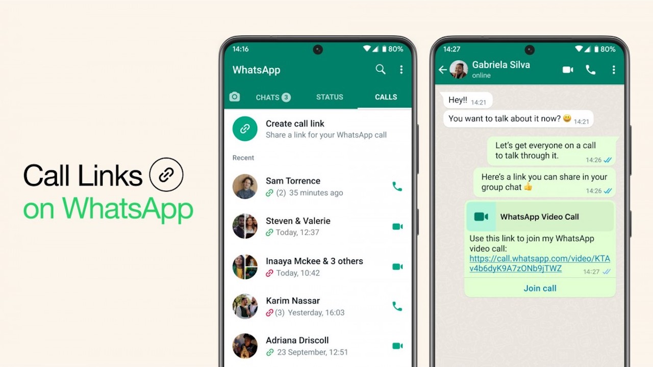 WhatsApp Arama Bağlantıları