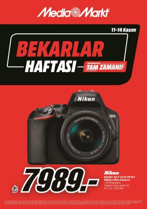 Nikon D3500+ AF P 18 55 VR KIT Dijital Reflex Kamera