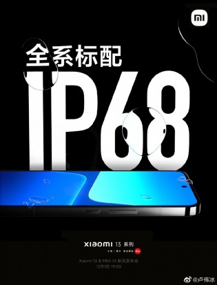 Xiaomi 13 serisi IP68 sertifikası