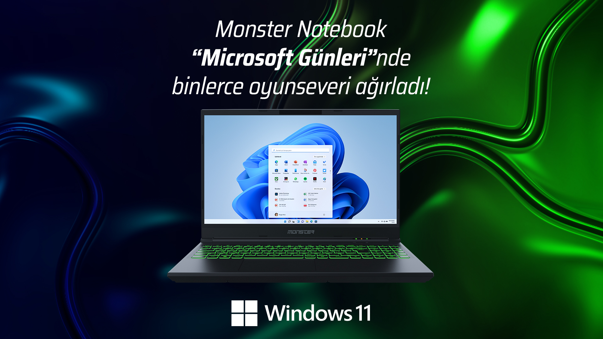 Monster Notebook Microsoft Günleri