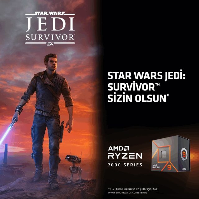 AMD Ryzen 7000 Serisi Alanlara Star Wars Jedi: Survivor Ücretsiz Olacak