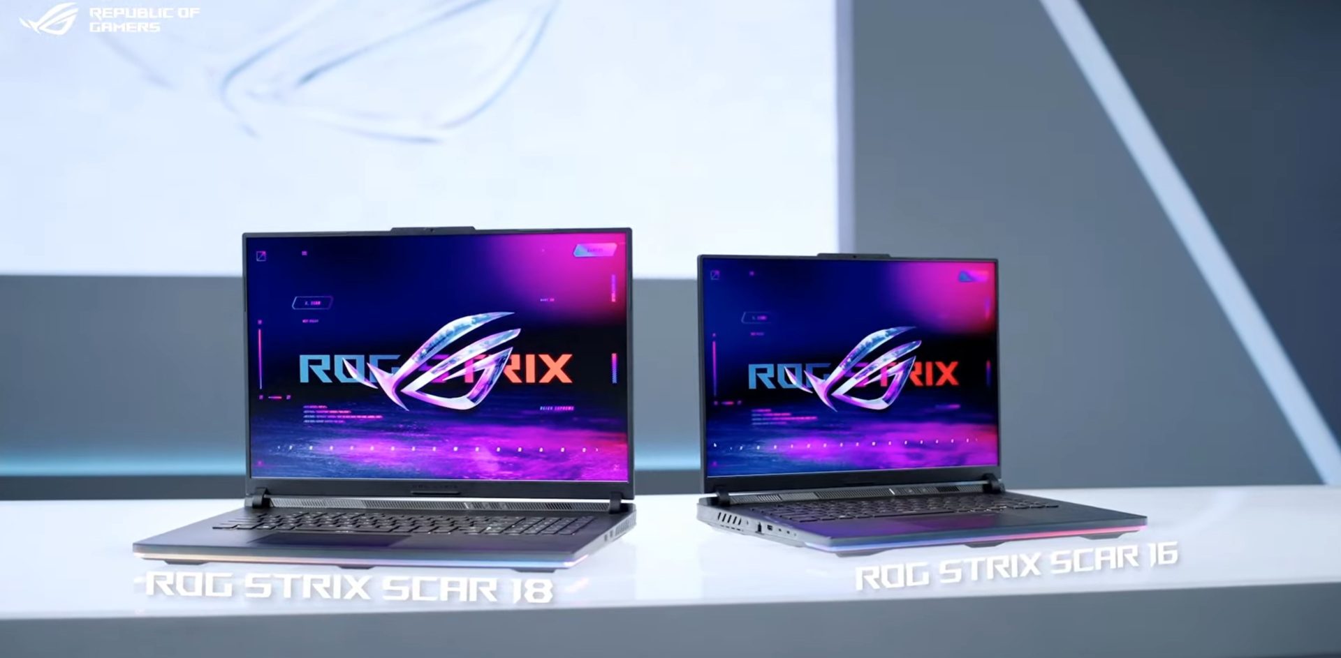 ASUS ROG Strix Scar 18 ve 16 Dizüstü Bilgisayarlar