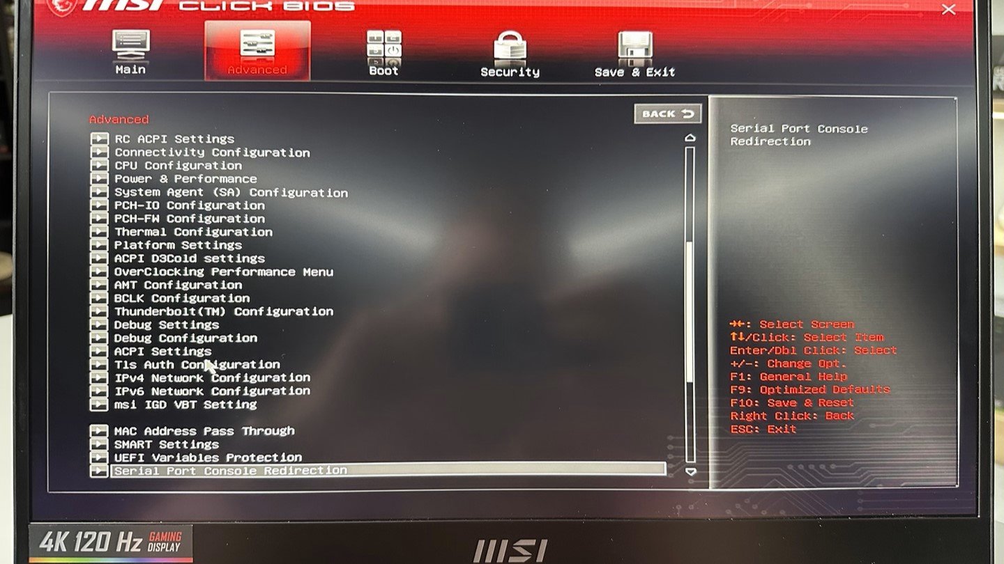 MSI GE77HX BIOS Advanced Sekmesi 2