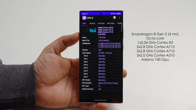 S23 Ultra Snapdragon 8 Gen 2 İşlemci