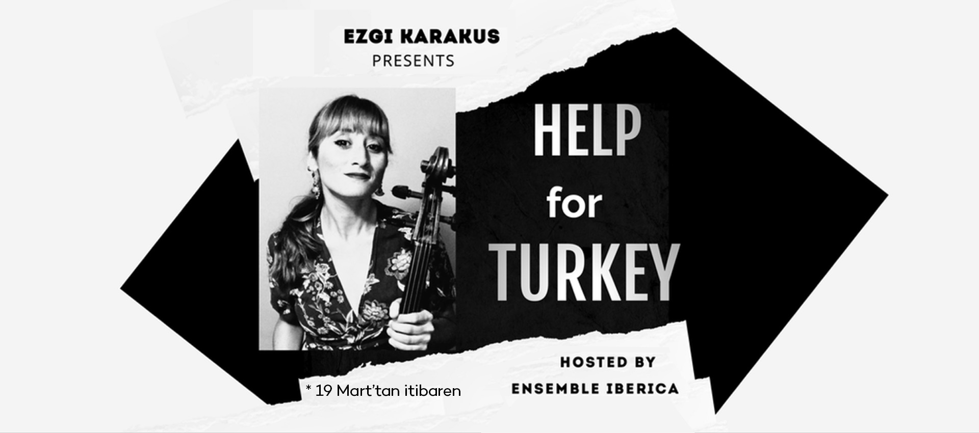 Ezgi Karakuş ve Ensemble Iberica Yardım Konseri Sahneport'ta