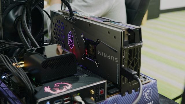 MSI RTX 4070 Ti SUPRIM X Arka Plaka