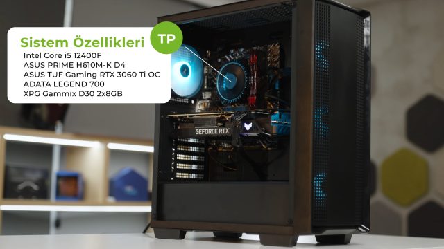 RTX 3060 Ti GDDR6X Oyun Bilgisayarı