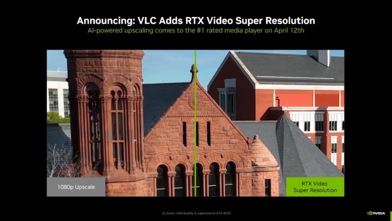 VLC NVIDIA RTX Video Super Resolution