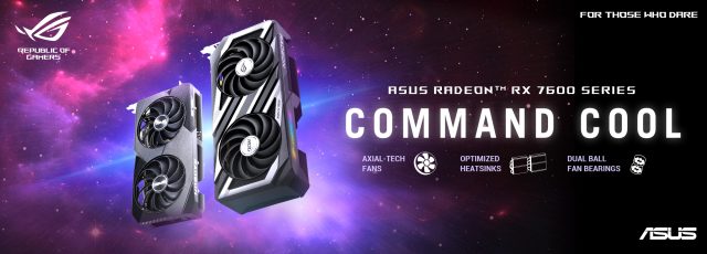 ASUS, ROG Strix dan Dual AMD Radeon RX 7600 Seri Ekran Kartlarını Duyurdu