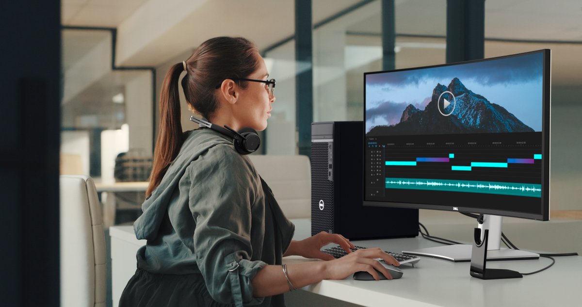 Dell UltraSharp 38 Kavisli USB-C Hub Monitör (U3824DW)