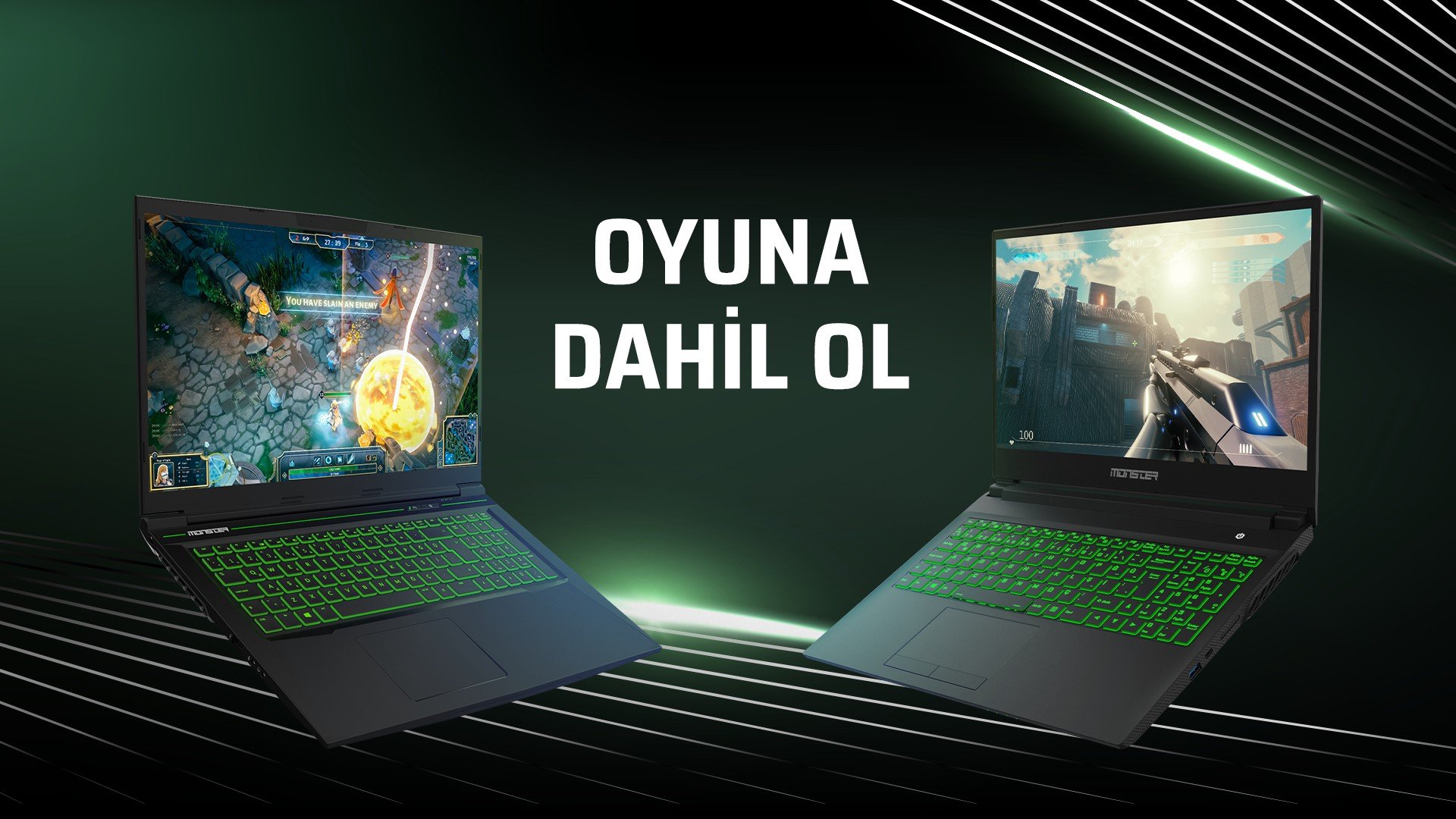 Monster Notebook sepette indirim