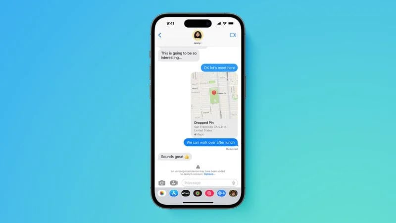 iOS 16.6 Beta, iMessage Kişi Anahtarı Doğrulama Özelliği