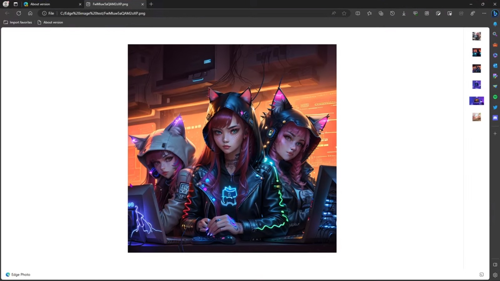 Microsoft Edge'i Bir Fotoğraf Görüntüleyiciye Dönüştürmek İstiyor