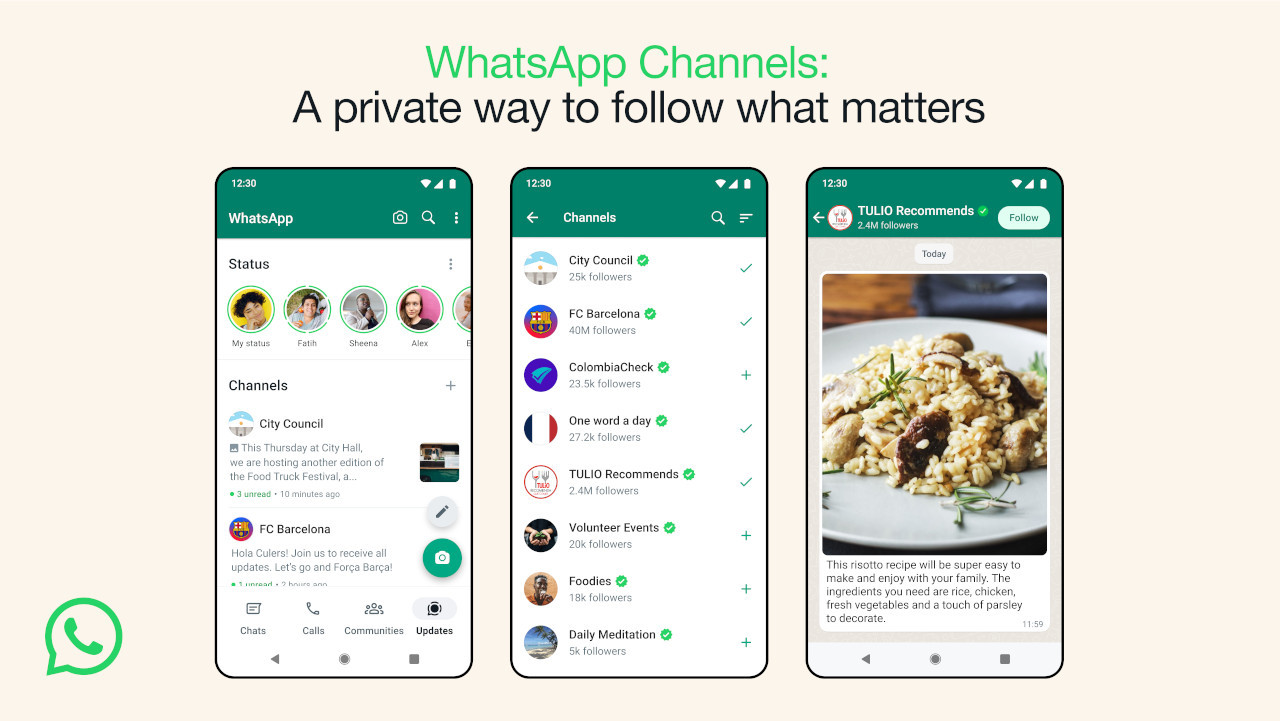 WhatsApp Kanallar Özelliğini Duyurdu