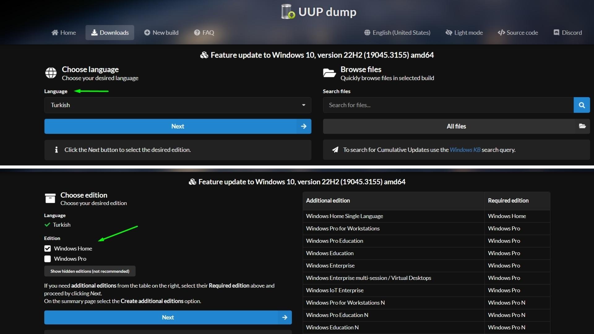 UUPDump ile Windows 10 İndirme