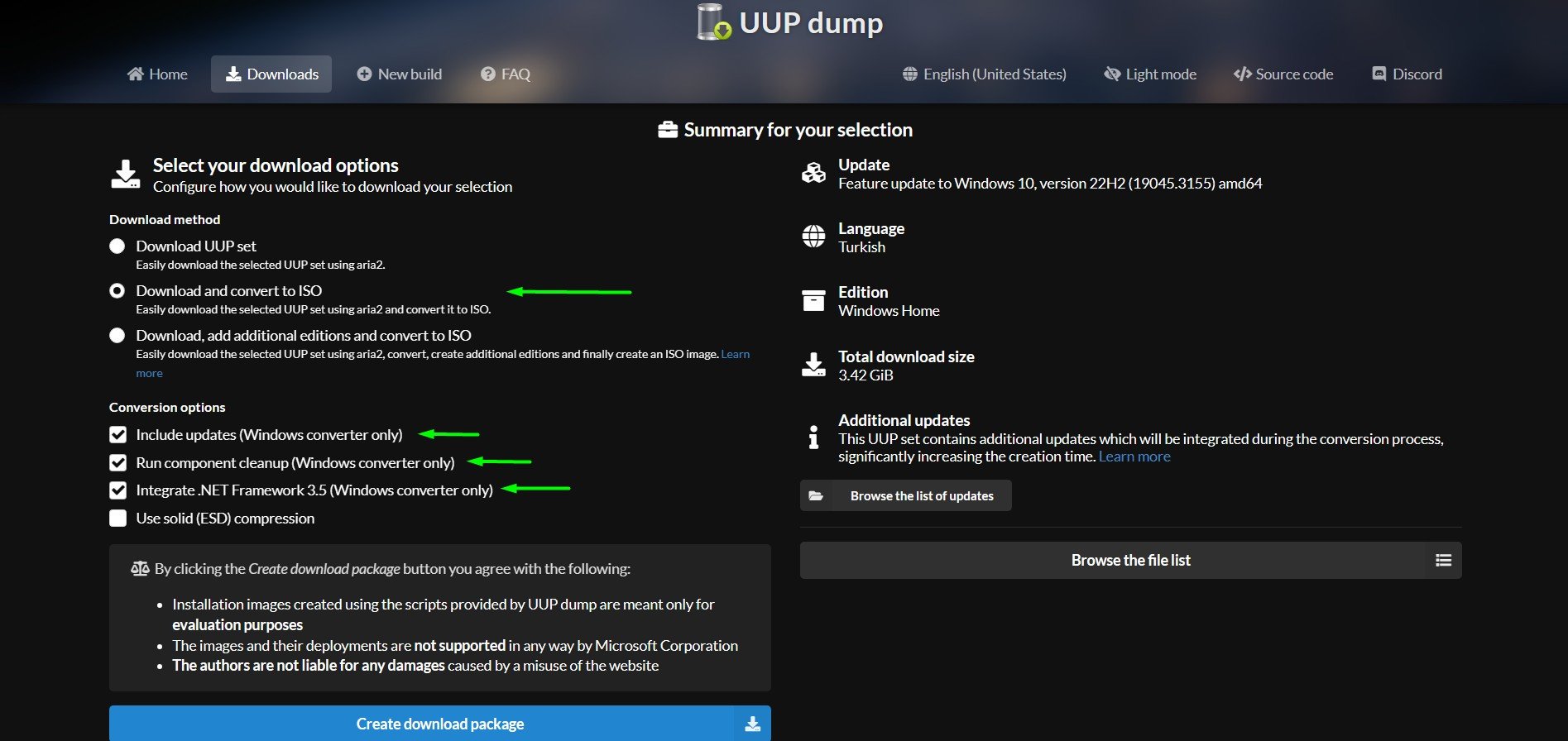 UUPDump ile Windows 10 İndirme
