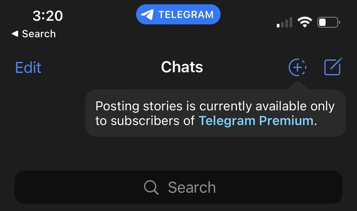 Telegram Stories Tersedia untuk Pelanggan Premium