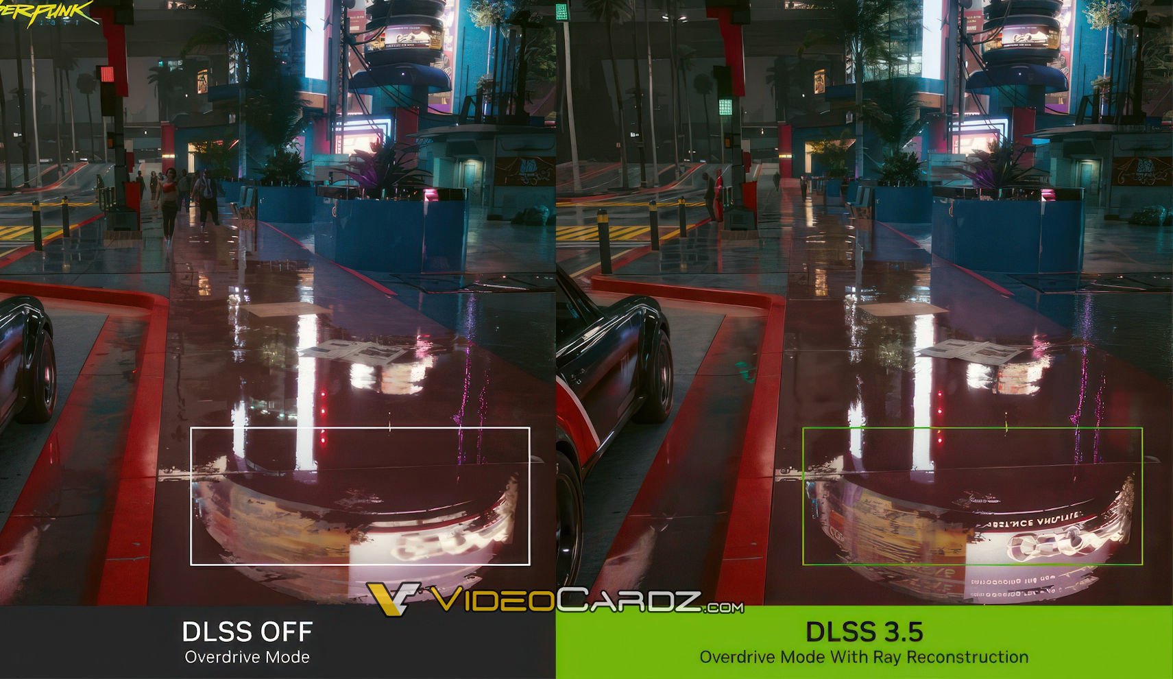 DLSS 3.5 ışın izleme farkı