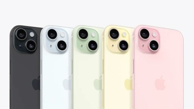 iPhone 15 Renk seçenekleri