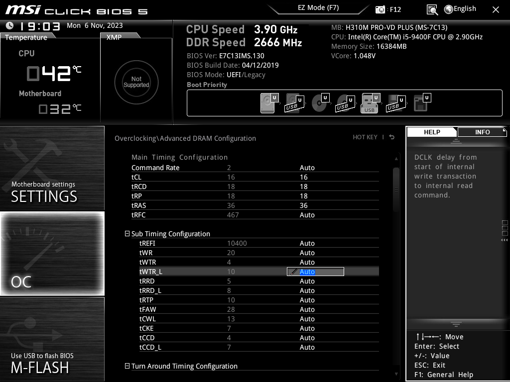 ram overclock - bios
