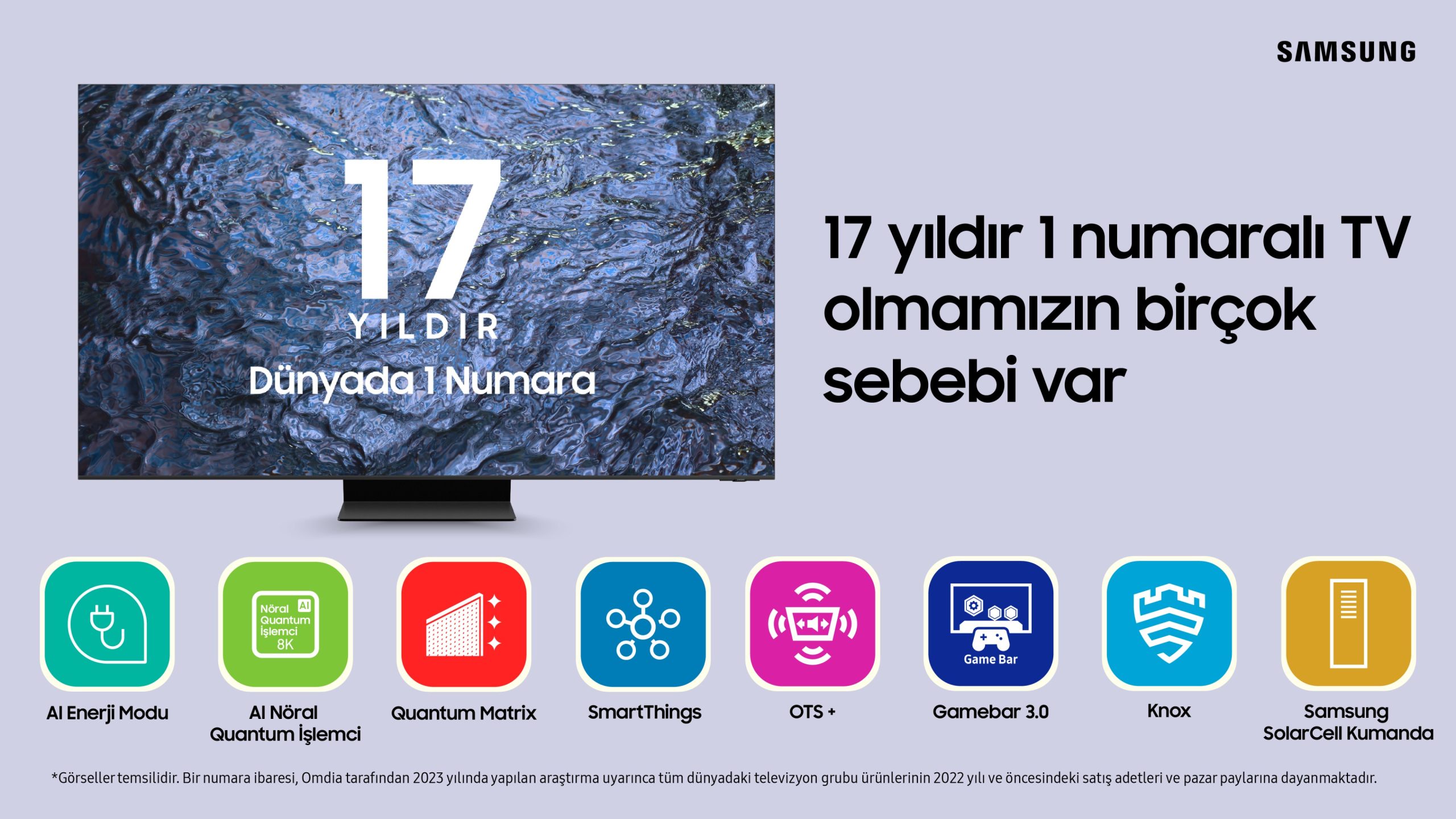 samsung tv pazar payı