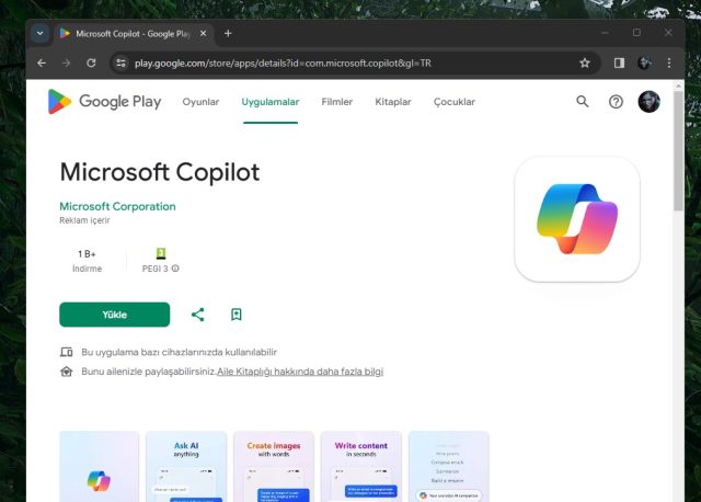 Microsoft, Android için Copilot uygulamasını piyasaya sürdü.