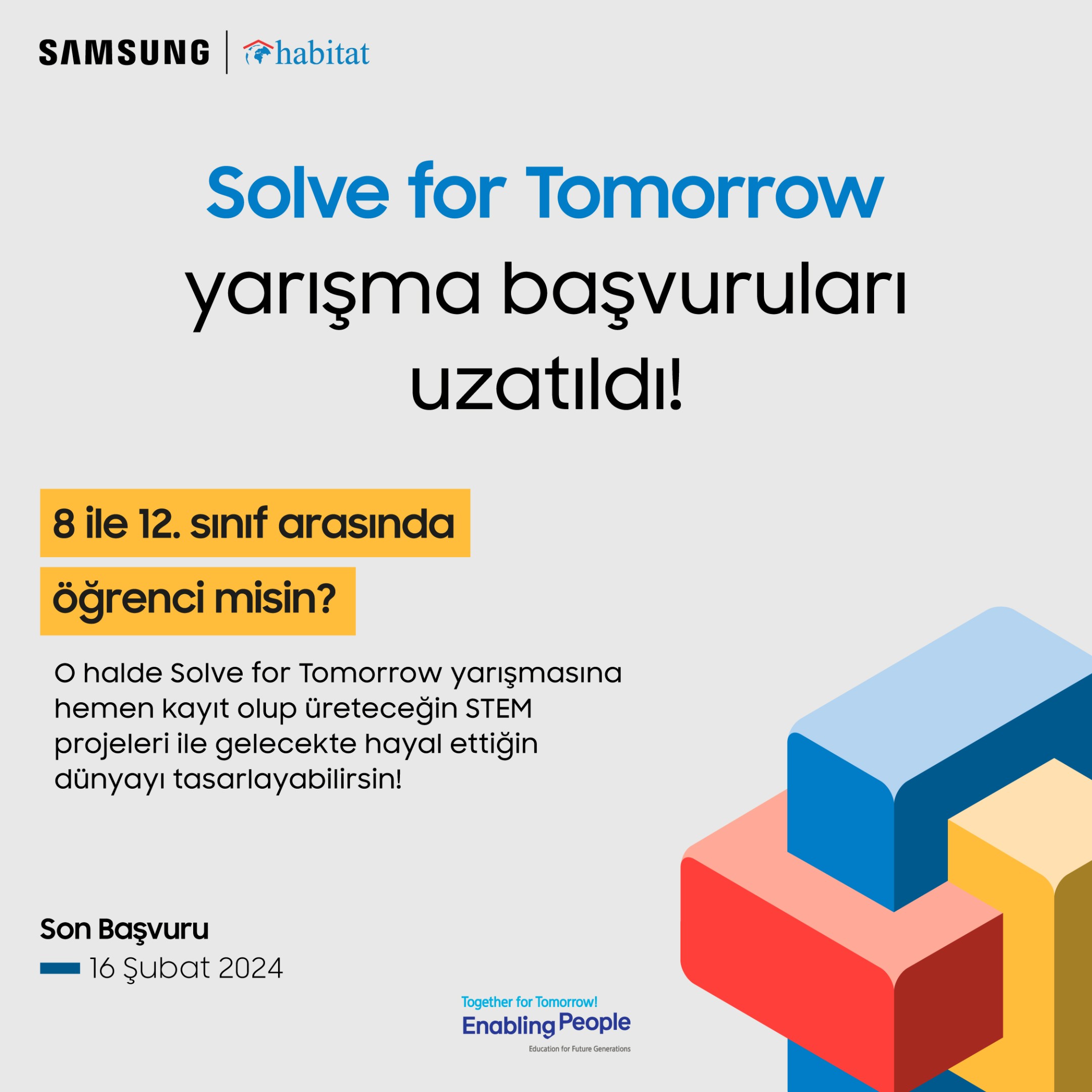 Samsung Solve for Tomorrow Başvuru