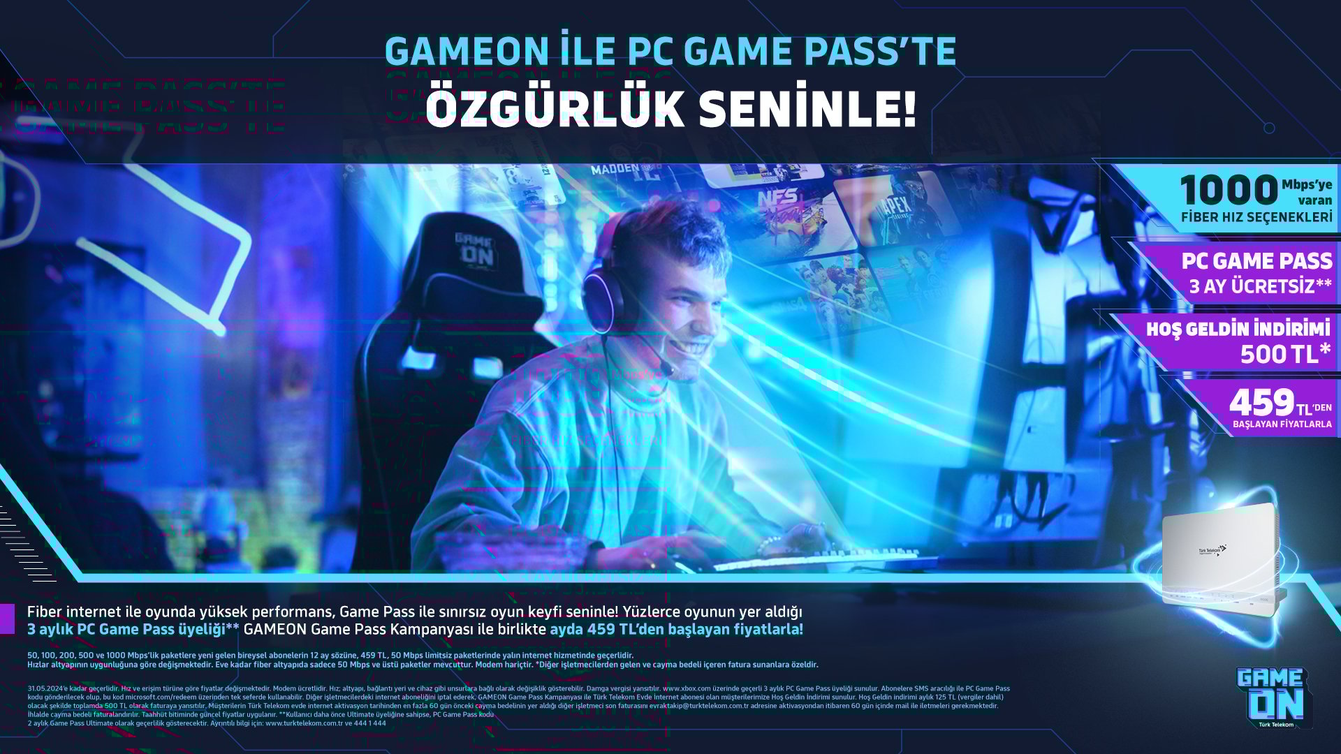 Türk Telekom GAMEON Game Pass