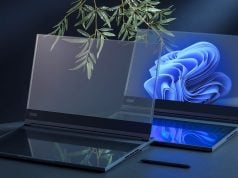 Lenovo Şeffaf Ekranlı Dizüstü Bilgisayar