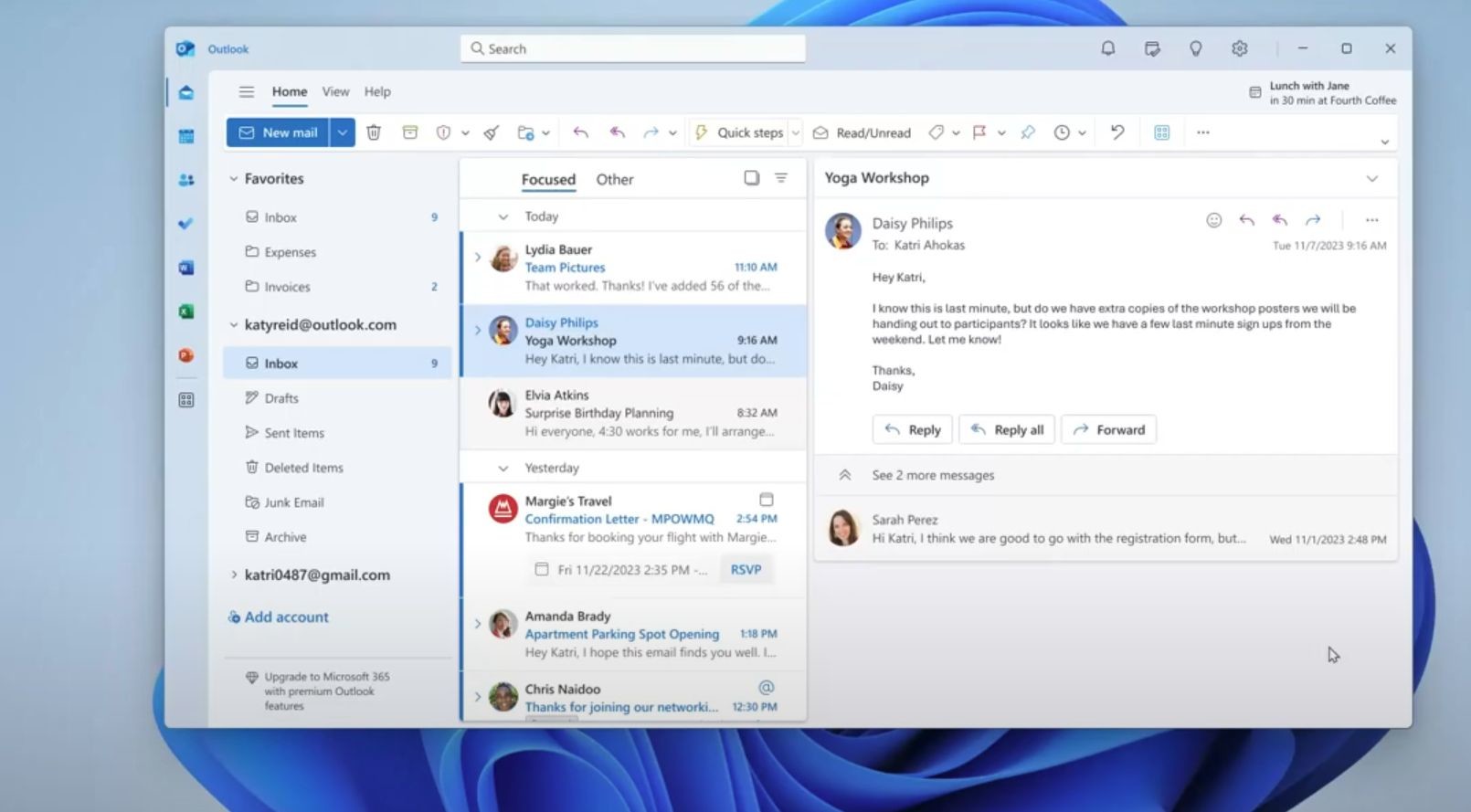 Windows'taki yeni Outlook uygulamasına, Teams toplantılarına katılma desteği ekleniyor.